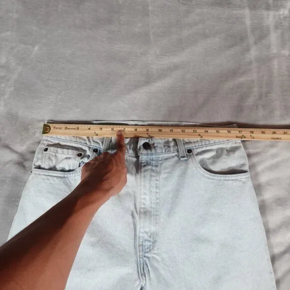 Vintage Levis 550 Relaxed Tapered Leg Jeans Mens 36x36 (Fits 34x35) Flaws READ! - Picture 13 of 16